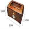 HongLianRiven Cigar Box Humidor Cigar Humidor Wooden Double Moisturizing Cigar Box with Humidifier and Hygrometer Two-Layer Humidor view 2