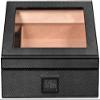 HongLianRiven Cigar Box Humidor Classic Cigar Box with Digital Hygrometer and Humidifier Glass Top Cigar Cabinet view 1