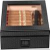 HongLianRiven Cigar Box Humidor Classic Cigar Box with Digital Hygrometer and Humidifier Glass Top Cigar Cabinet view 3