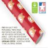 Cute LIttle Butt Corgi Christmas Wrapping Paper Premium Gift Wrap (6 foot x 30 inch roll) view 4