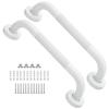 12 Inch Anti Slip Shower Grab Bar Oil Rubbed White, Munzong Bathroom Grab Bar, Knurled Bathroom Balance Bar,Safety Hand Rail Support Handicap Elderly Injury Senior Assist Bath Handle view 1