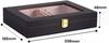HongLianRiven Cigar Box Humidor Cigar Humidor,Cedar Cigar Desktop Box with Humidifier and Hygrometer view 2