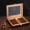 HongLianRiven Cigar Box Humidor Cigar Humidor,Cedar Cigar Desktop Box with Humidifier and Hygrometer view 3