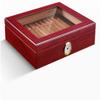 HongLianRiven Cigar Box Humidor Portable Cedar Cigar Case Wood Travel Cigar Humidor Set with Humidifier and Hygrometer (Color : A) view 1
