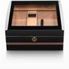 HongLianRiven Cigar Box Humidor Cedar Wood Travel Cigar Humidor Box with Humidifier Hygrometer Humidor Cigar Box view 4
