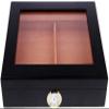 HongLianRiven Cigar Box Humidor Cedar Humidor Wood Lined Cigar Box with Humidifier Hygrometer (Color : B) view 3
