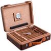 HongLianRiven Cigar Box Humidor Cigar Humidor Humidifier Box Cedar Interior Large Capacity Handbag Cigar Moisturizing Case Cabinet view 3