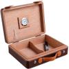 HongLianRiven Cigar Box Humidor Cigar Humidor Humidifier Box Cedar Interior Large Capacity Handbag Cigar Moisturizing Case Cabinet view 4