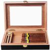 HongLianRiven Cigar Box Humidor Portable Cigar Box - Cigar Desktop Box Sealed Good Lightweight Portable Removable Cigar Box view 3