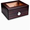 HongLianRiven Cigar Box Humidor Humidor Box Cedar Wood Humidor Box with Humidifier Humidifier Can Hold About 50 Cigars view 1