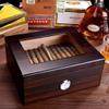HongLianRiven Cigar Box Humidor Humidor Box Cedar Wood Humidor Box with Humidifier Humidifier Can Hold About 50 Cigars view 4