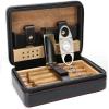 HongLianRiven Cigar Box Humidor Humidor Cigar Box Travel Cigar Case Cigar Humidor Box Humidifier Cutter Set Accessories view 1