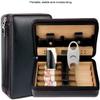 HongLianRiven Cigar Box Humidor Humidor Cigar Box Travel Cigar Case Cigar Humidor Box Humidifier Cutter Set Accessories view 4