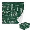 D-Story Personalized Wrapping Paper With Name - Custom Logo Text Holiday Birthday Gift Wrapping Paper Green - Christmas Bundle For Women Men Kids - 58" x 23" 1 Roll view 1