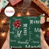 D-Story Personalized Wrapping Paper With Name - Custom Logo Text Holiday Birthday Gift Wrapping Paper Green - Christmas Bundle For Women Men Kids - 58" x 23" 1 Roll view 2