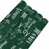 D-Story Personalized Wrapping Paper With Name - Custom Logo Text Holiday Birthday Gift Wrapping Paper Green - Christmas Bundle For Women Men Kids - 58" x 23" 1 Roll view 4