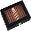 HongLianRiven Cigar Box Humidor Cigar Humidor,Cedar Cigar Desktop Box with Humidifier and Hygrometer view 1