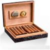 HongLianRiven Cigar Box Humidor Portable Cedar Wood Cigar Case Wooden Cigar Storage Box with Humidor Humidifier Moisturizing Device Cigar Accessories view 4