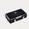 HongLianRiven Cigar Box Humidor Cigar Separator A Portable Cigar Humidor Suitcase with A Hygrometer and Humidifier view 2