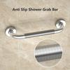 16 Inch Shower Grab Bars for Bathtubs,2 Pack Stainless Steel Bath Grab Bar, Knurled Bathroom Safety Rail, Shower Handrail Support, Handicap Elderly Senior Balance Assist Handles view 3