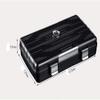 HongLianRiven Cigar Box Humidor Waterproof Cigar Travel Humidor Integrated Hygrometer and Humidifier (Color : A) view 2