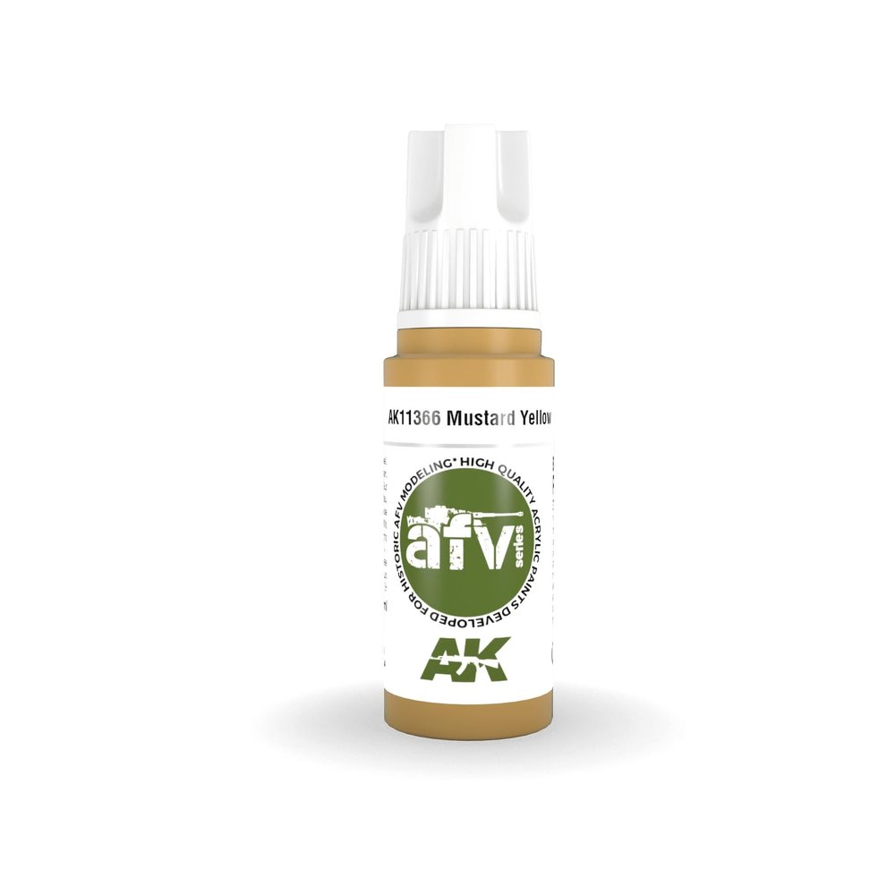 AK Acrylics 3Gen AFV AK11366 Mustard Yellow (17ml)