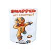 Heal with Appeal Amputee Sock gingerbread man snapped V1 3ply Stump Sock view 3
