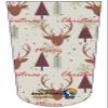 Amputee Sock "Reindeer Wallpaper V3" view 1