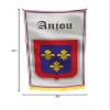 ANJOU France 3x5 feet Flag Banner Vivid Color Double Stitched Brass Grommets (ANJOU) view 3