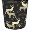 Amputee Sock"Reindeer Wallpaper V1" view 1
