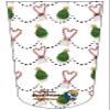 Amputee Sock "Christmas Candy Cane Hearts" view 4