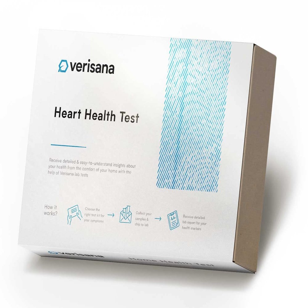 Heart Health Test  Check Your Cholesterol, Blood Sugar, and Inflammation Levels  CLIA-Certified Lab  Verisana