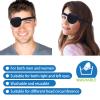 RIKEYO 2 Pcs Eye Patches for Adults and Kids,3D Adjustable Eyepatch for Right or Left Eye,One Eye Cover for Lazy Eye,Pirate Costume(Black) view 3