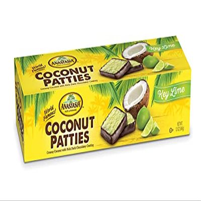 12 OZ Key Lime Flavor Coconut Patties (6)