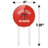 Acrylic Texas Tech University Official Logo Cake Topper Party Decoration for Wedding Anniversary Birthday Graduation view 2