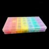 28 Grid Rainbow Medicine Box One Week Pp Pill Box Large Capacity Division Professional Fashion Pillbox Storage Case Good Life view 3