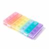 28 Grid Rainbow Medicine Box One Week Pp Pill Box Large Capacity Division Professional Fashion Pillbox Storage Case Good Life view 4