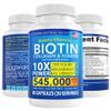 Biotin and Collagen Vitamins + Keratin with Folate - Hair Loss Treatments for Women & Men - Follicle, Skin and Nails Supplements for Hair Growth & Postpartum Support - GMO Free & Gluten Free (60 Caps) view 1