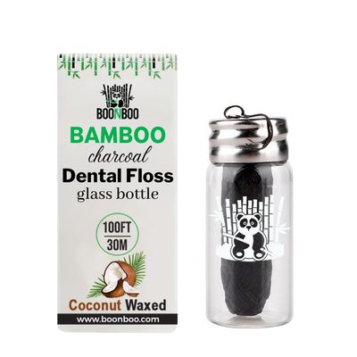 BOONBOO Dental Floss, 100FT, Coconut