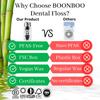 BOONBOO Dental Floss, 100FT, Coconut view 4