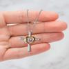 Useful Stepmom Cross Dancing Necklace, Dear Mom, Thanks for Stepping Into My Life and Being, Useful Gifts for Mom view 2