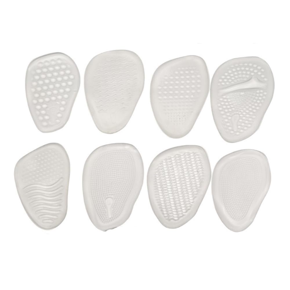 3Pair Metatarsal Pad, Self-Sticking Reusable Foot Soft Gel Insoles High Heel Inserts Cushion for Foot Pain Relief for Men and Women