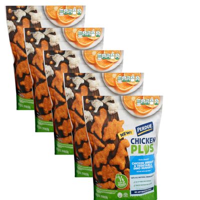 Chicken Breast and vegetables Nuggets - Good Source of Protein - No Antibiotics Ever - All Natural Ingredients - Ready Set Gourmet Donate a Meal Program - 5 Pack (22.2 oz Each)