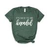 Message Therapy Shirt, Massage Therapist, Massage Gift, Its Nice to Be Kneaded, Therapist Shirt, Softstyle Unisex Tee view 1