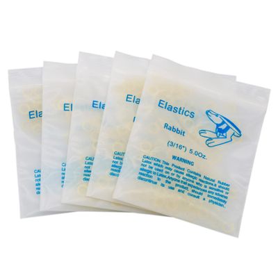 10 Bag/1000Pcs Various Sizes Orthodontic Rubber Bands Orthodontic Elastic Orthodontic Supply (3/16" 5.0 OZ)