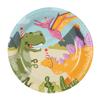 Boland 50066 - Dino Party Plates Pack of 10 Size 23 cm Eco-Friendly Party Tableware 100% Paper Birthday Theme Party view 1
