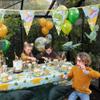 Boland 50066 - Dino Party Plates Pack of 10 Size 23 cm Eco-Friendly Party Tableware 100% Paper Birthday Theme Party view 2