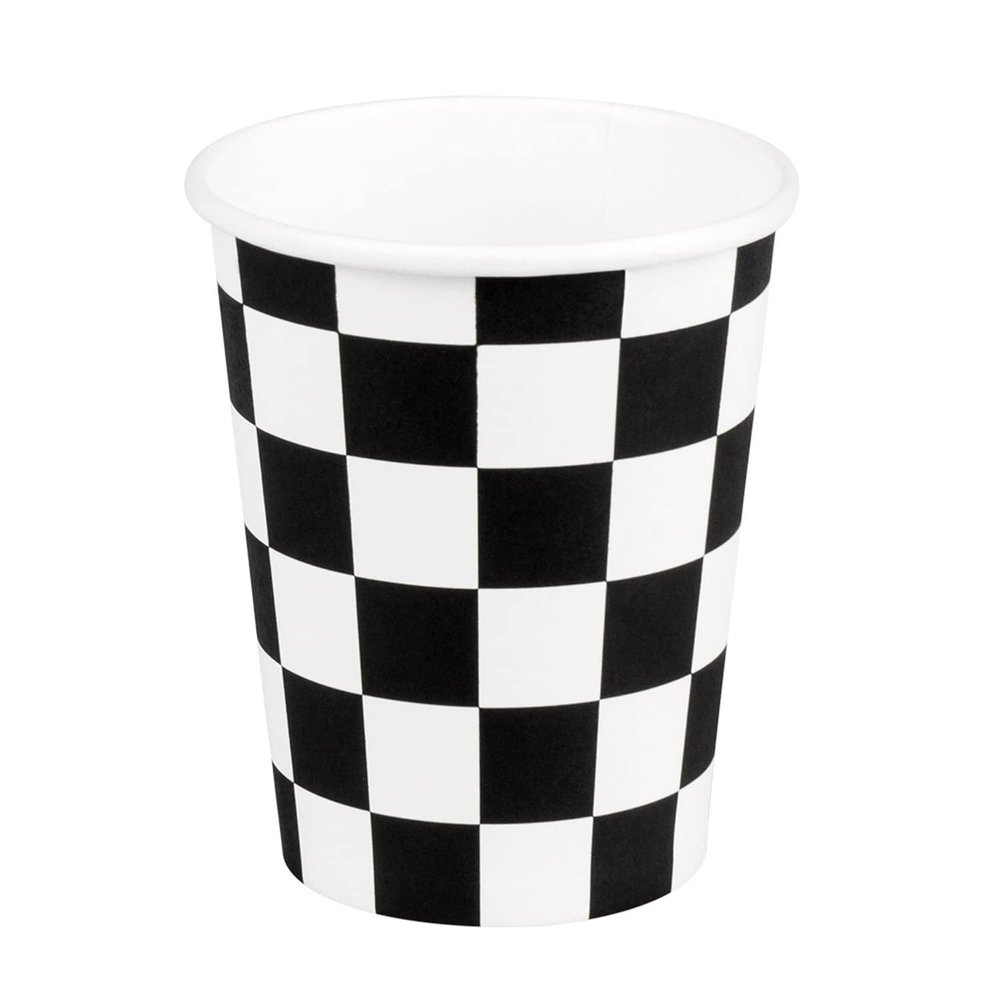 Boland 44748 - Racing Party Cups Pack of 10 210ml Party Tableware 100% Paper Birthday