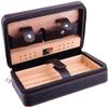 HongLianRiven Cigar Box Humidor Cigar Humidor, Leather Cigar Box Portable Travel Cigar Humidor Holds 5 Cigars view 1
