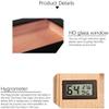 HongLianRiven Cigar Box Humidor Cedar Wood Cigar Humidor, Desktop Cigar Display Box with Display Window (Color : Black) view 2